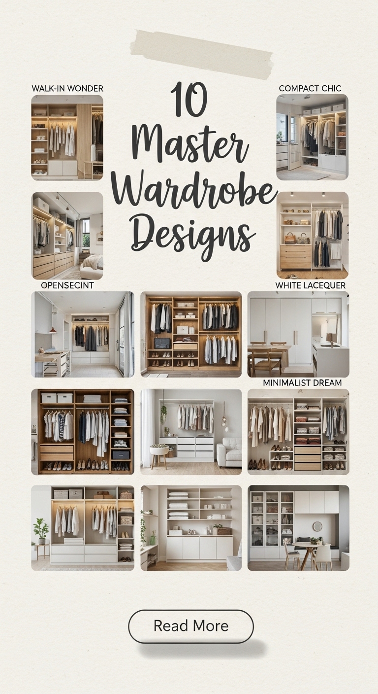 10 Master Wardrobe Design