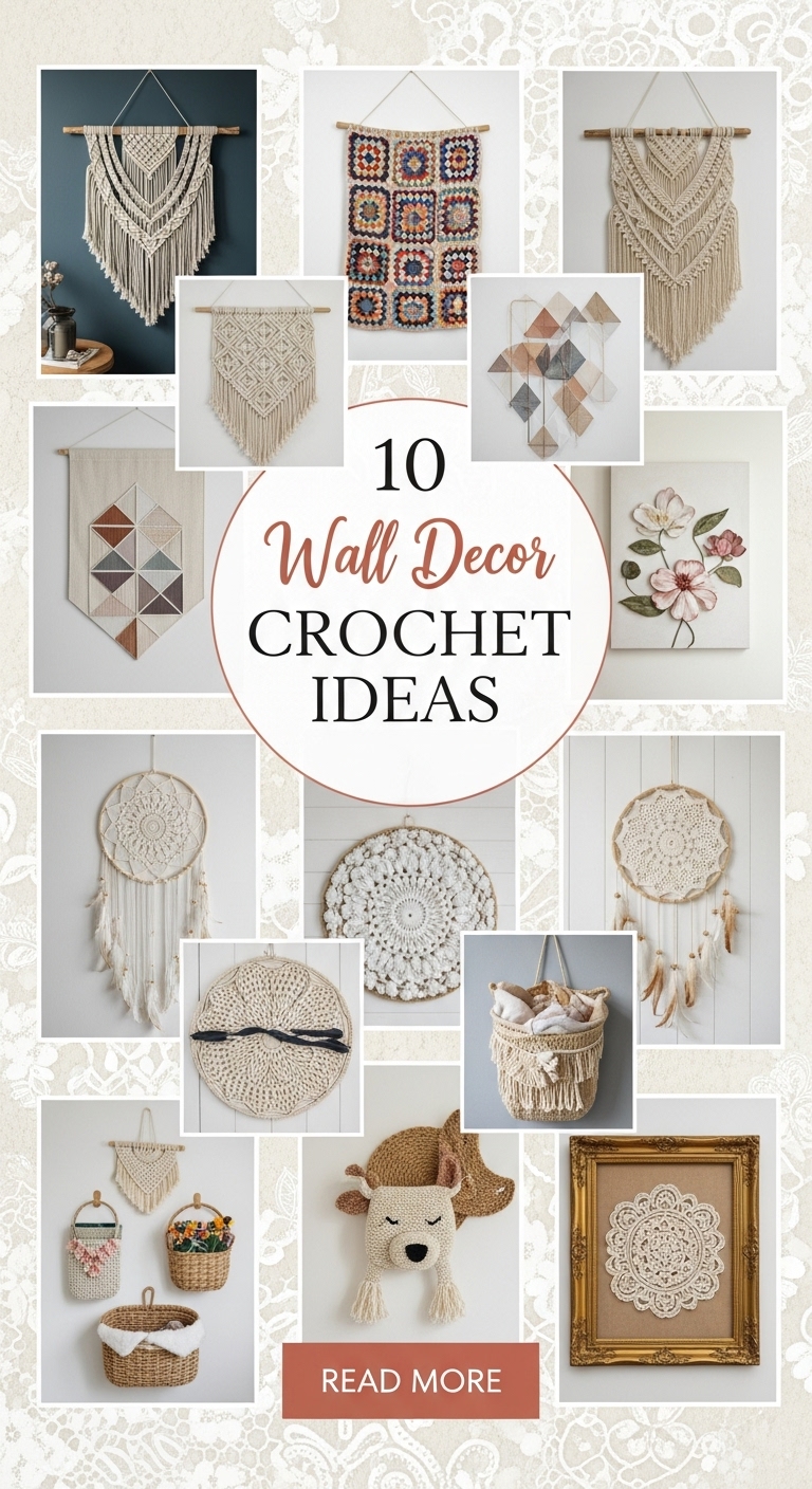 10 Wall Decor Crochet ideas