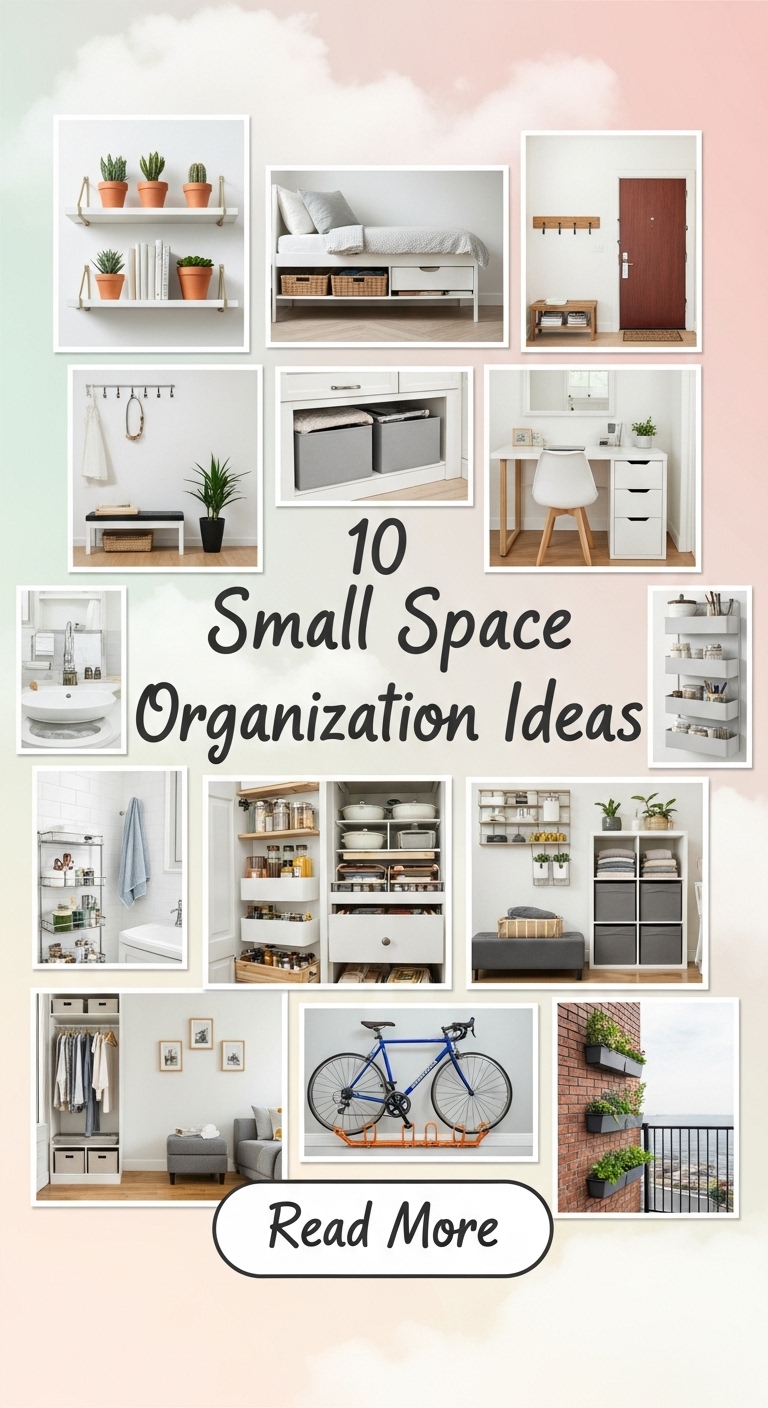10 Small Space Organization ideas