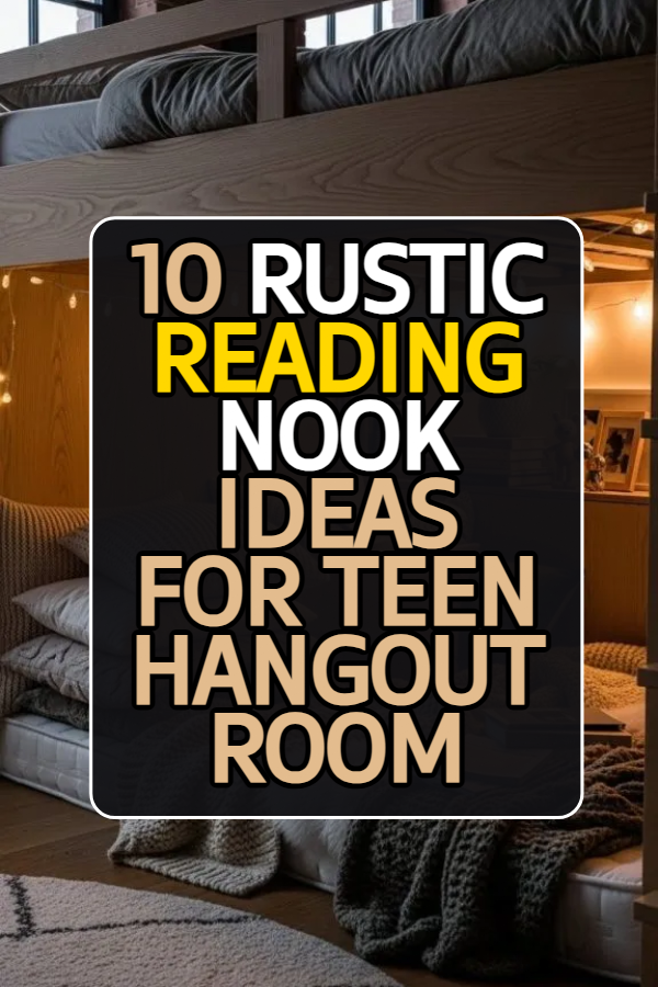 10 Cozy Reading Nook Ideas For Teen Hangout Room