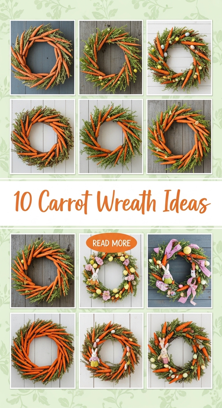 10 Carrot Wreath ideas