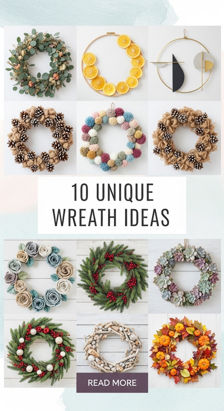 10 Unique Wreath Ideas