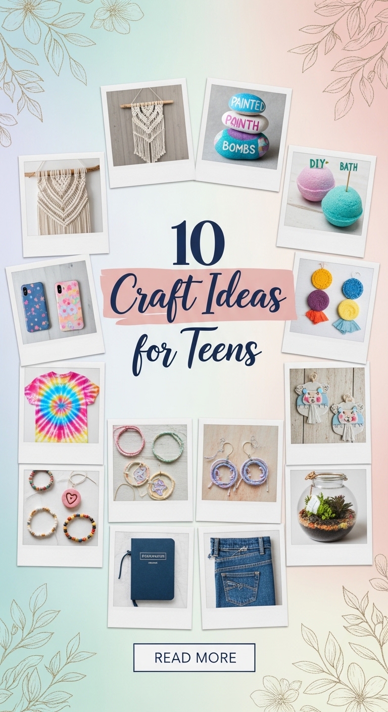 10 Craft ideas for Teens
