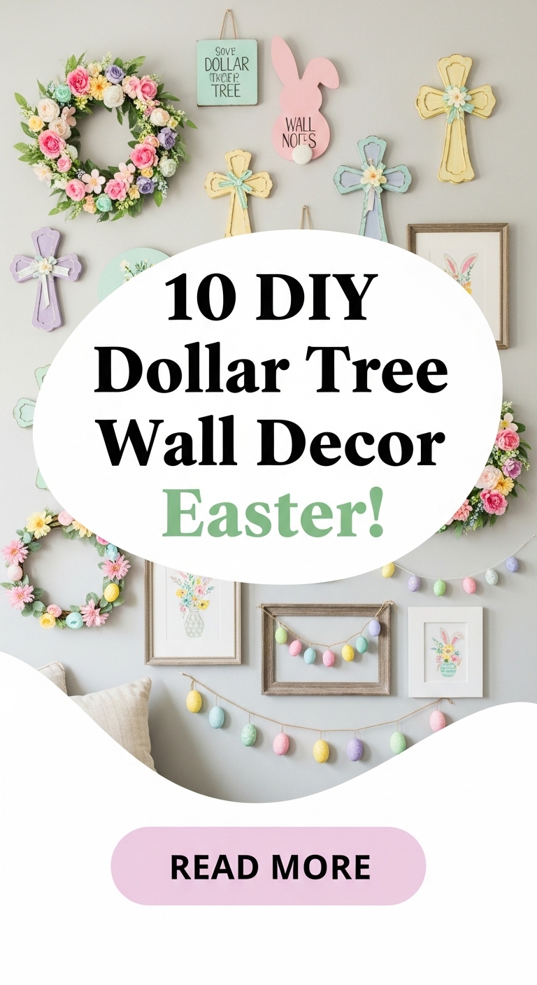10 DIY Dollar Tree Wall Decor Easter