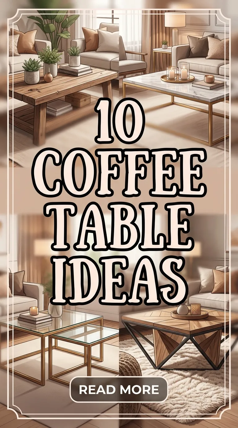 10 Coffee Table ideas