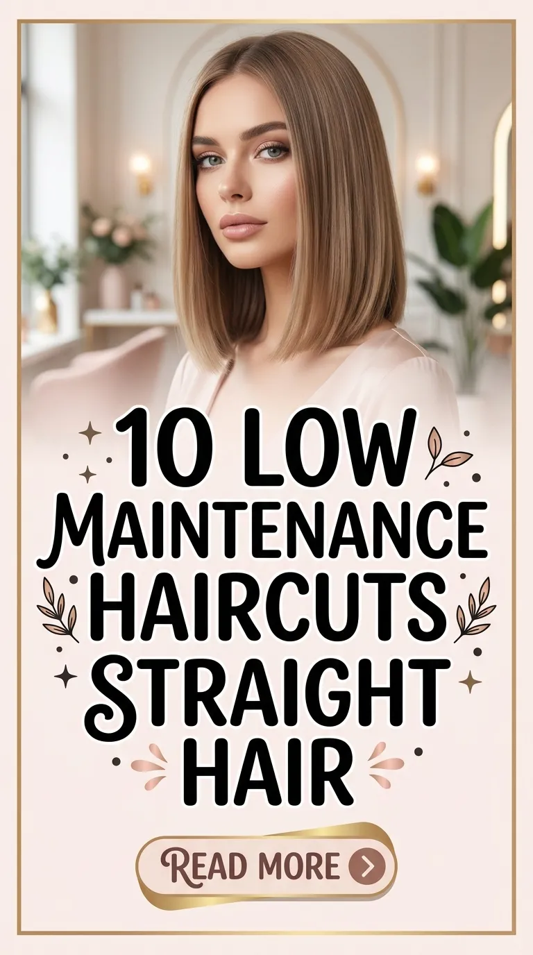10 Low Maintenance Haircut Straight Hair