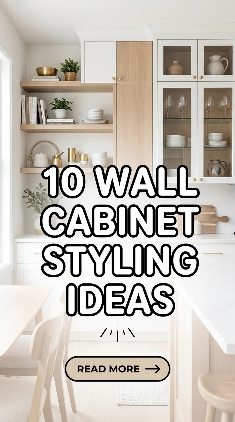 10 Wall Cabinet Styling ideas