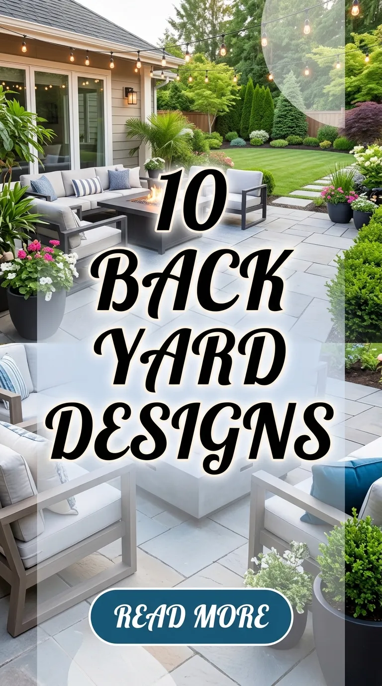 10 Back Yard Designs
