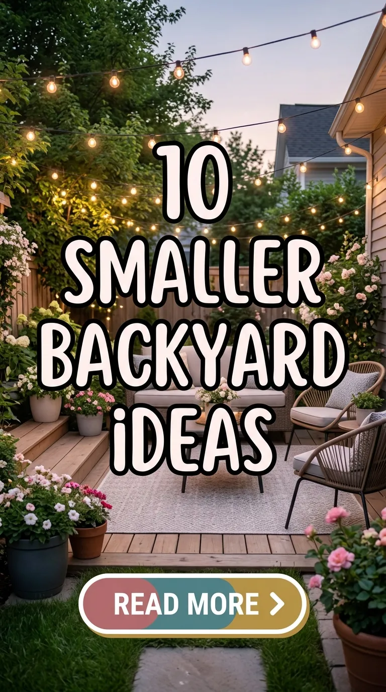 10 Smaller Backyard Ideas