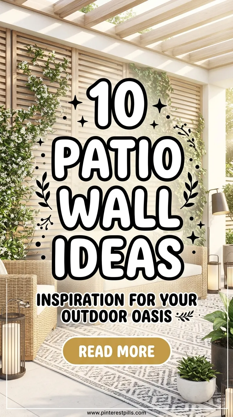 10 Patio Wall ideas