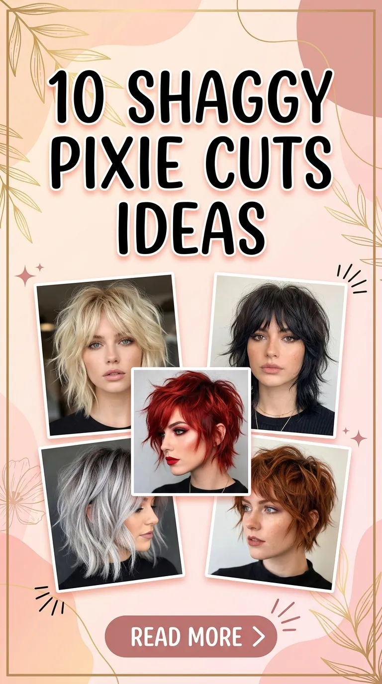 10 Shaggy Pixie Cuts ideas