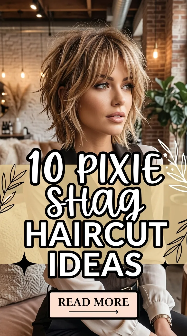 10 Pixie Shag Haircut ideas