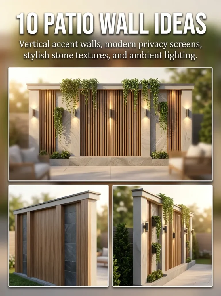 10 Patio Wall ideas