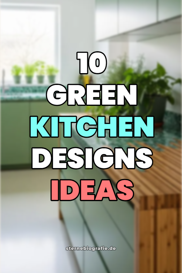 10 Green Kitchen Designs ideas