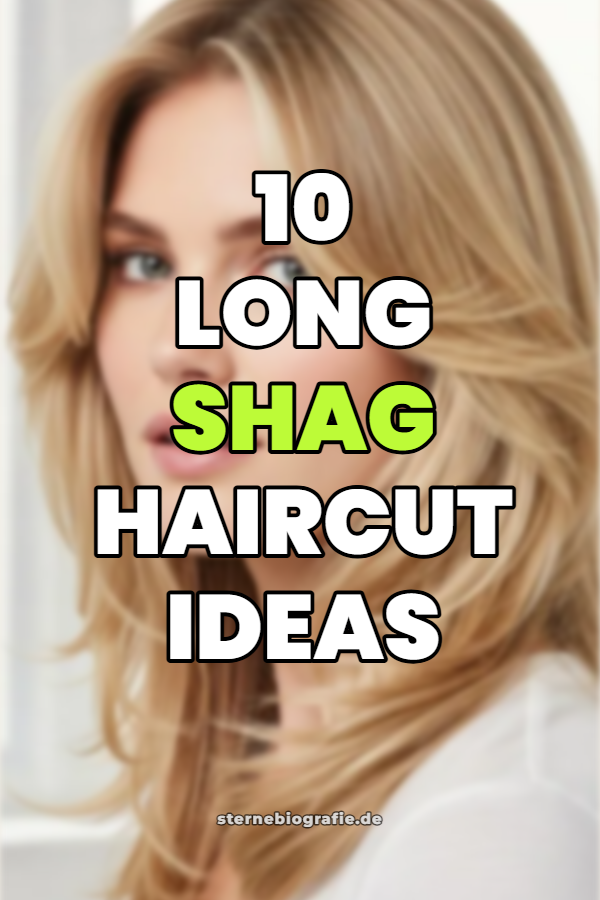 10 Long shag haircut ideas